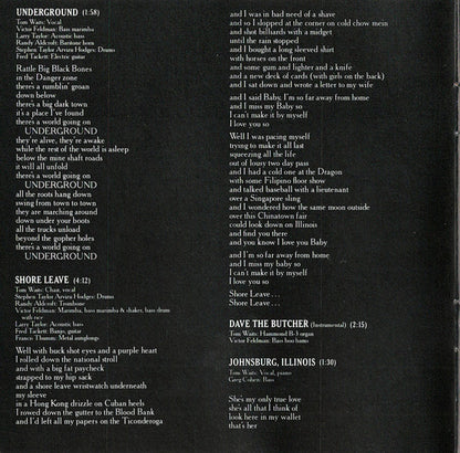 Tom Waits : Swordfishtrombones (Album,Reissue)