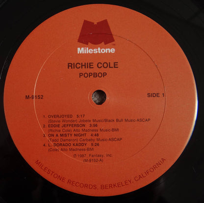 Richie Cole : Popbop (LP)