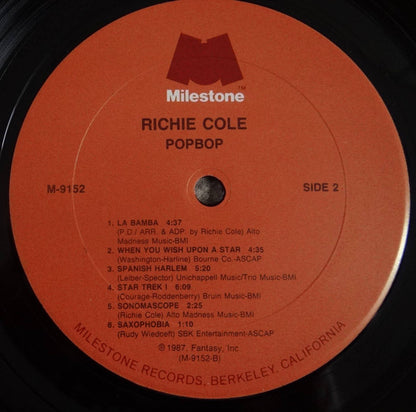 Richie Cole : Popbop (LP)