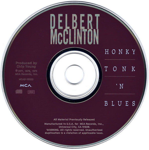 Delbert McClinton : Honky Tonk 'N' Blues (Compilation)