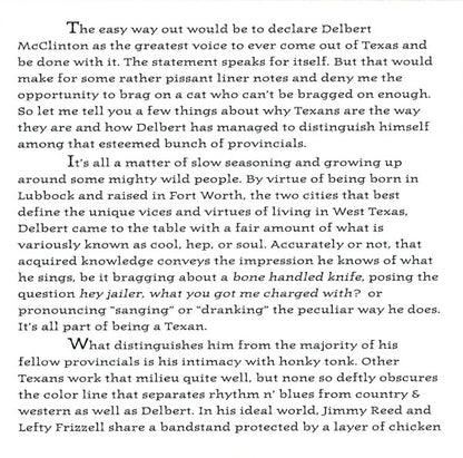 Delbert McClinton : Honky Tonk 'N' Blues (Compilation)