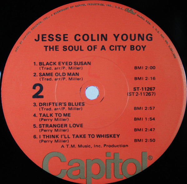 Jesse Colin Young : The Soul Of A City Boy (LP,Album,Reissue,Stereo)