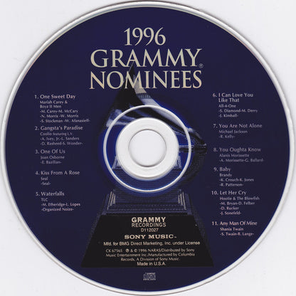 Various : 1996 Grammy Nominees (Compilation,Club Edition)