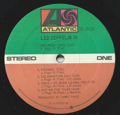 Led Zeppelin : Led Zeppelin III (LP,Album,Reissue)