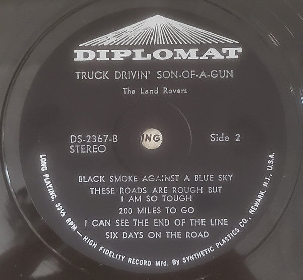 The Land Rovers : Truck Drivin' Son-Of-A-Gun (LP,Album)