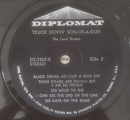 The Land Rovers : Truck Drivin' Son-Of-A-Gun (LP,Album)