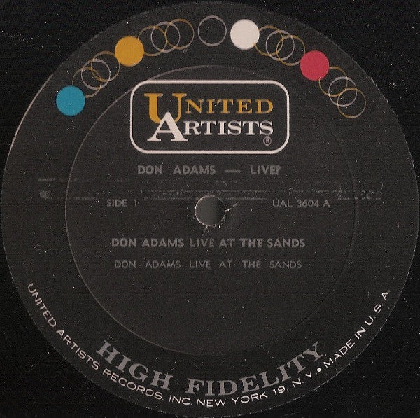 Don Adams (2) : Live? (LP,Mono)