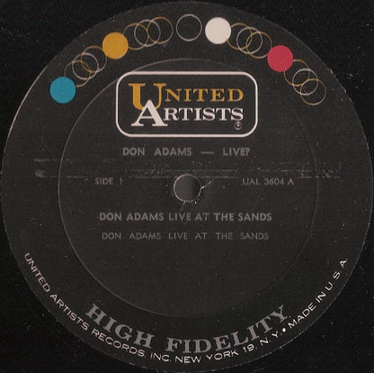 Don Adams (2) : Live? (LP,Mono)