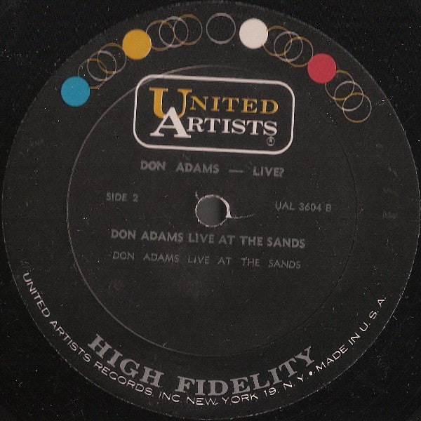 Don Adams (2) : Live? (LP,Mono)