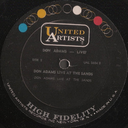 Don Adams (2) : Live? (LP,Mono)