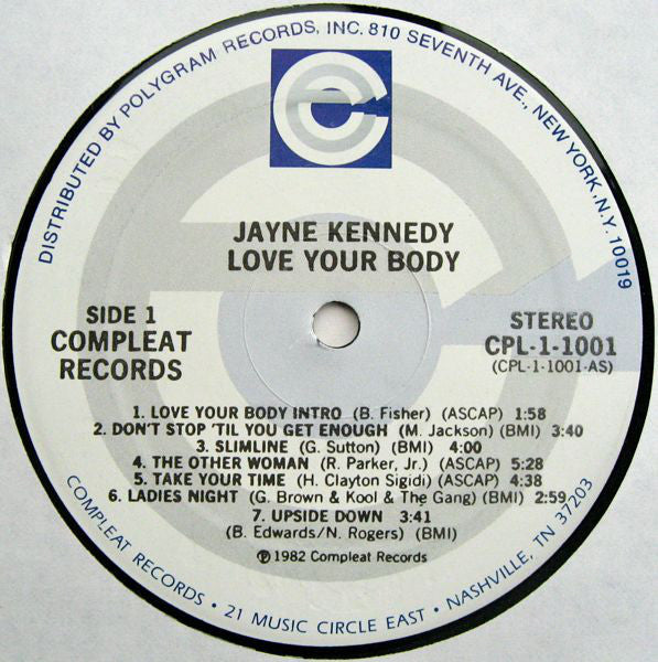Jayne Kennedy : Love Your Body (LP,Album)