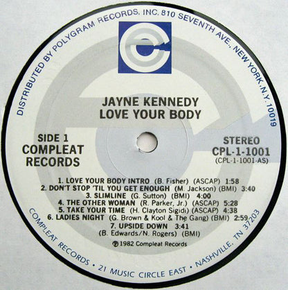 Jayne Kennedy : Love Your Body (LP,Album)