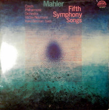 Gustav Mahler, Czech Philharmonic Orchestra, The, Václav Neumann, Karel Berman : Fifth Symphony Songs (LP,Album,Quadraphonic,Repress)