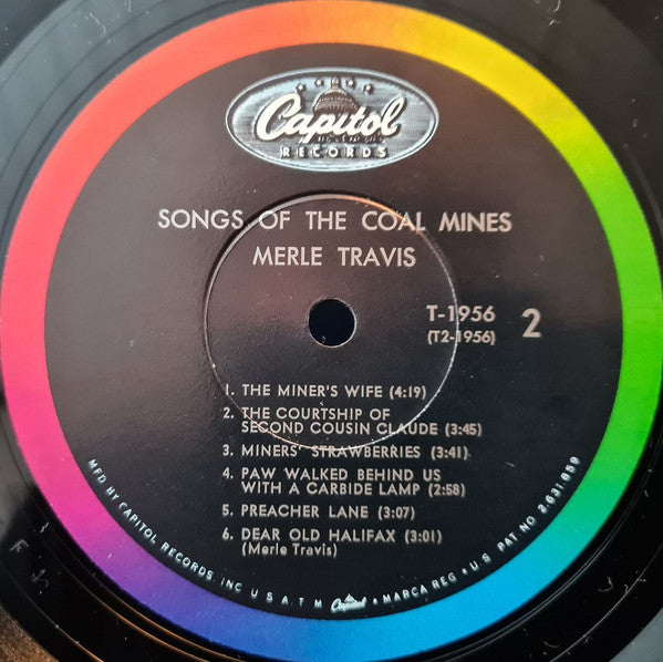 Merle Travis : Songs Of The Coal Mines (LP,Album,Mono)