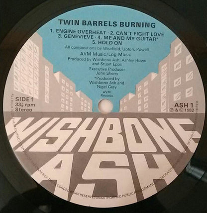 Wishbone Ash : Twin Barrels Burning (LP,Album,Stereo)