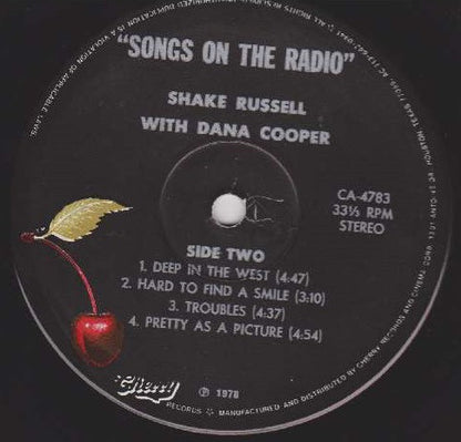 Shake Russell With Dana Cooper : Songs On The Radio (LP,Album,Stereo)