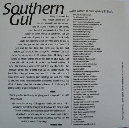 Erykah Badu : Southern Gul (Single)