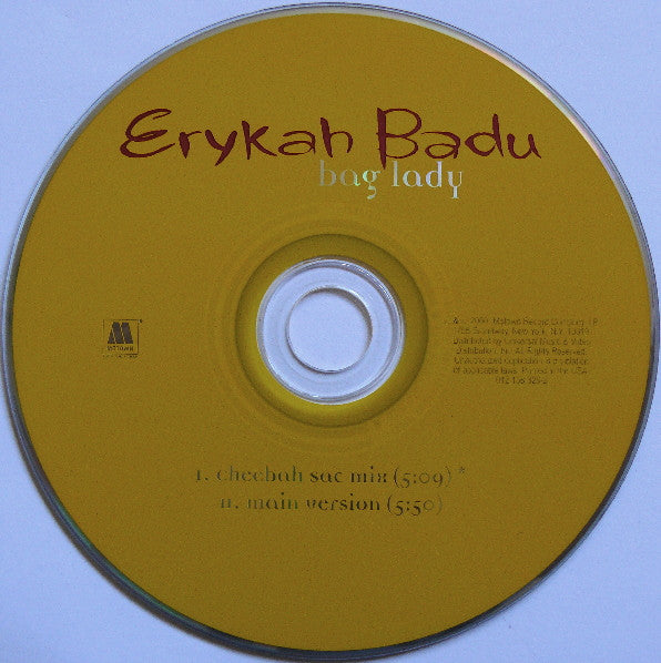 Erykah Badu : Bag Lady (Single)