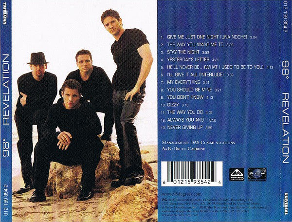 98 Degrees : Revelation (Album,Enhanced)