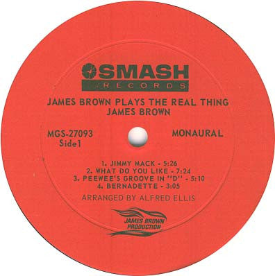 James Brown : Plays The Real Thing (LP,Album,Mono)
