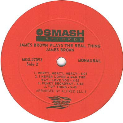 James Brown : Plays The Real Thing (LP,Album,Mono)