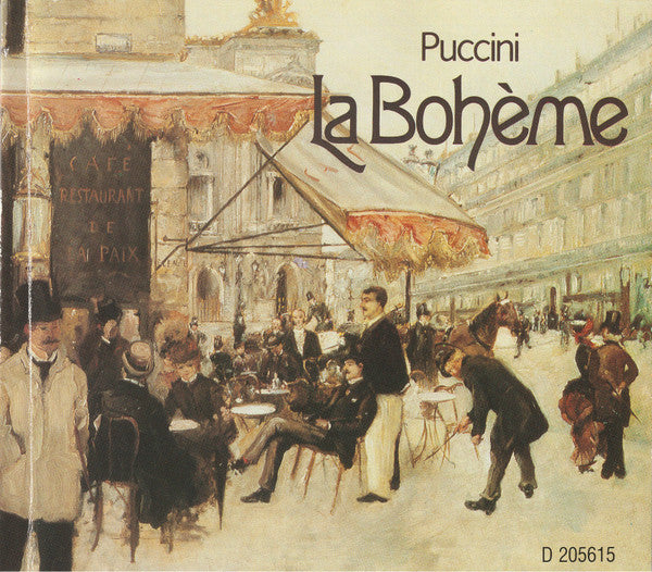Giacomo Puccini, Mirella Freni, Luciano Pavarotti, Elizabeth Harwood, Rolando Panerai, Gianni Maffeo, Nicolai Ghiaurov, Berliner Philharmoniker, Herbert von Karajan : La Bohème (Album,Club Edition,Remastered,Stereo)