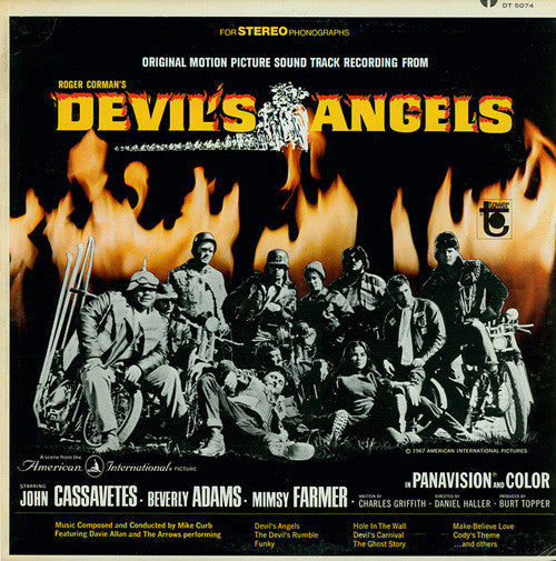 Jerry And The Portraits / Davie Allan & The Arrows : Original Motion Picture Sound Track Recording From Roger Corman's "Devil's Angels" (LP,Album,Stereo)