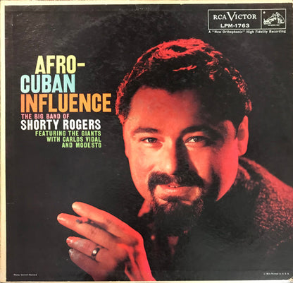 Shorty Rogers Big Band Featuring Giants (3), The With Carlos Vidal And Modesto Duran : Afro-Cuban Influence (LP,Album,Mono)