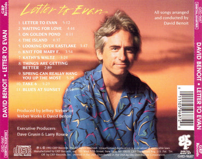 David Benoit : Letter To Evan (Album)