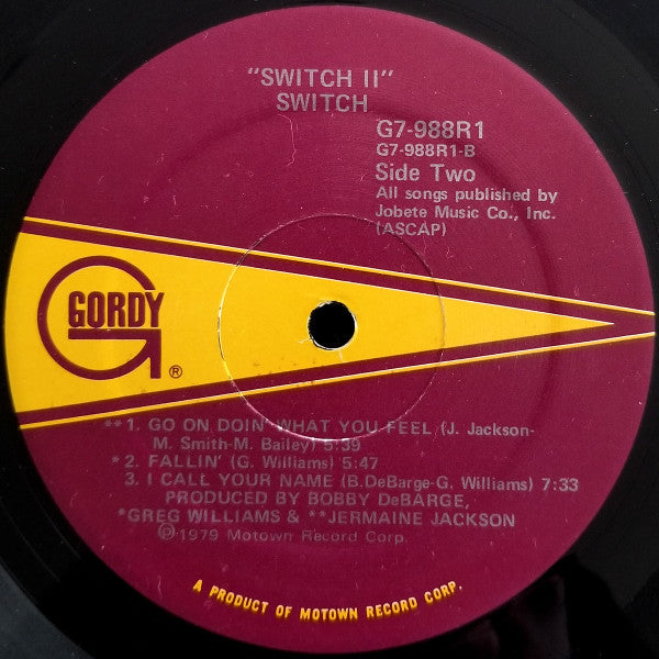 Switch (6) : Switch II (LP,Album,Stereo)