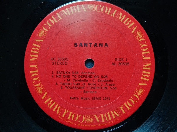 Santana : Santana (LP,Album,Stereo)