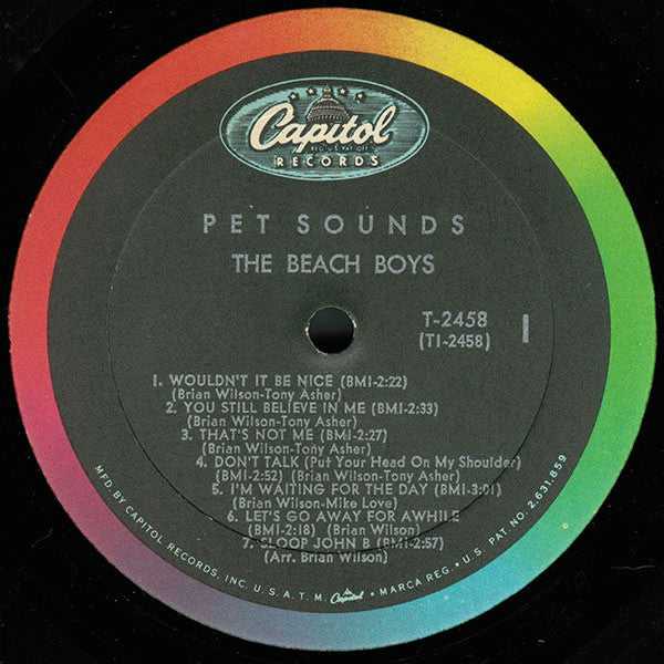Beach Boys, The : Pet Sounds (LP,Album,Mono)