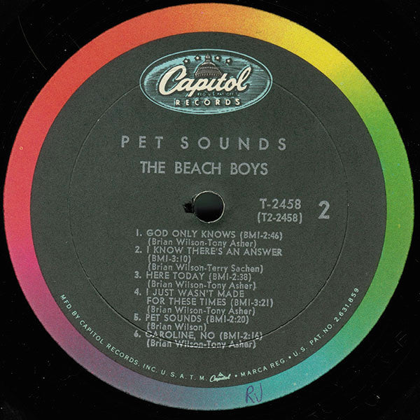 Beach Boys, The : Pet Sounds (LP,Album,Mono)