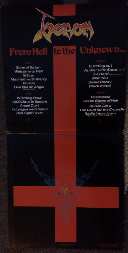 Venom (8) : From Hell To The Unknown... (LP,Compilation,Stereo)