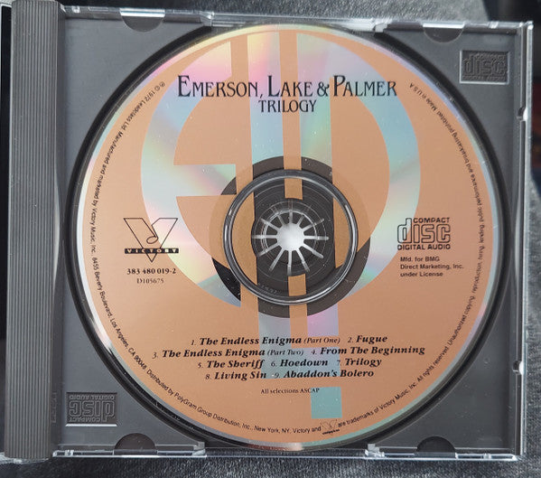 Emerson, Lake & Palmer : Trilogy (Album,Club Edition,Reissue,Stereo)