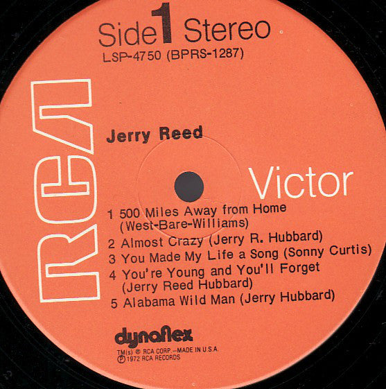 Jerry Reed : Jerry Reed (LP,Album)