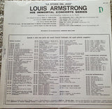 Louis Armstrong : His Immortal Concerts Series (LP,Compilation)