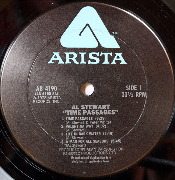 Al Stewart : Time Passages (LP,Album)