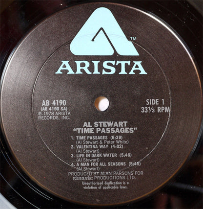 Al Stewart : Time Passages (LP,Album)