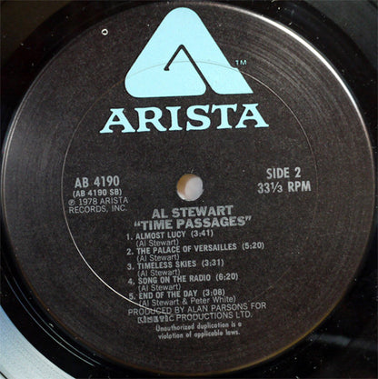 Al Stewart : Time Passages (LP,Album)