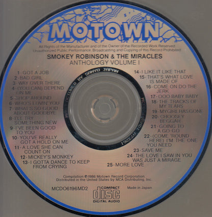 Miracles, The : Anthology (Compilation,Reissue)