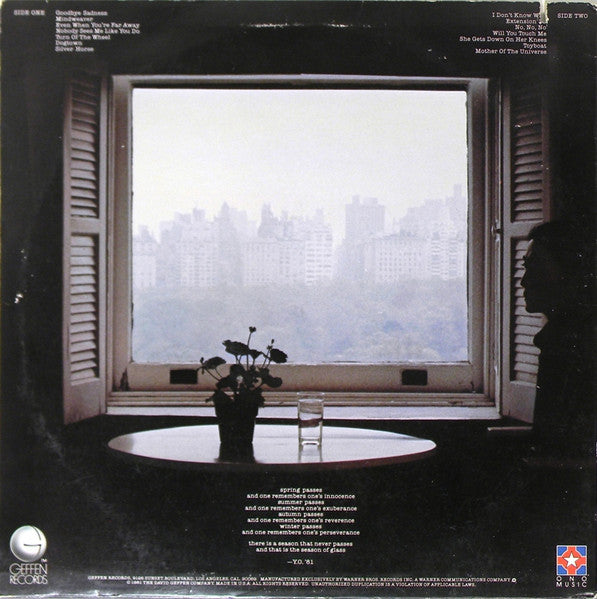 Yoko Ono : Season Of Glass (LP,Album)