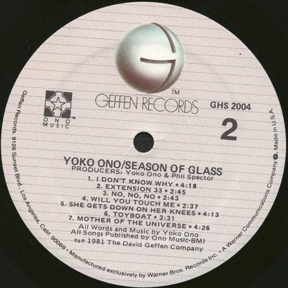 Yoko Ono : Season Of Glass (LP,Album)