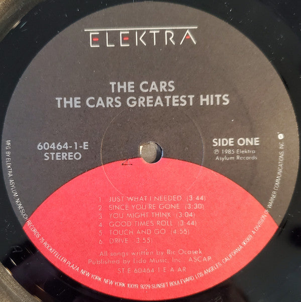 Cars, The : Greatest Hits (LP,Compilation)