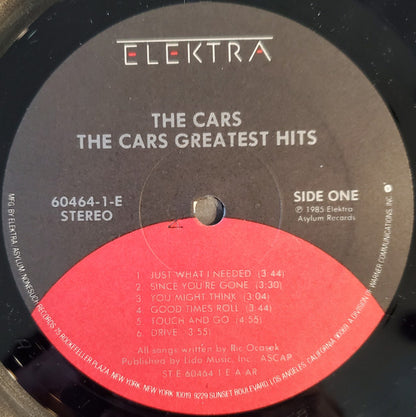 Cars, The : Greatest Hits (LP,Compilation)