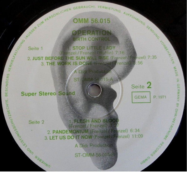 Birth Control : Operation (LP,Album,Stereo)