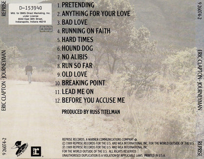 Eric Clapton : Journeyman (Album,Club Edition)