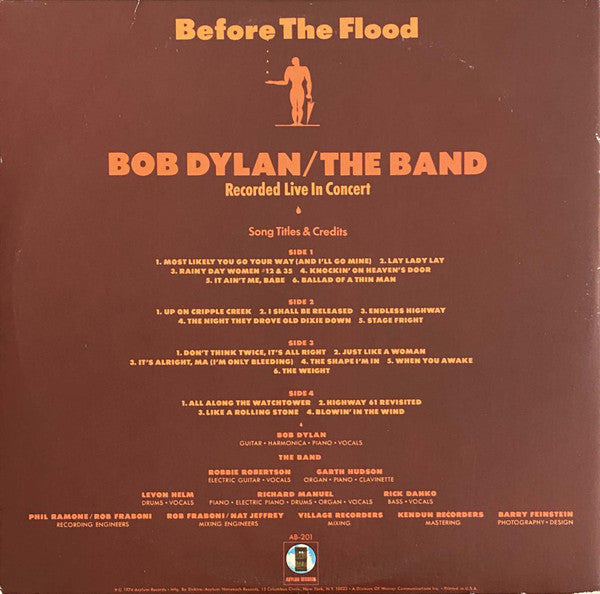 Bob Dylan / Band, The : Before The Flood (LP,Album,Stereo)