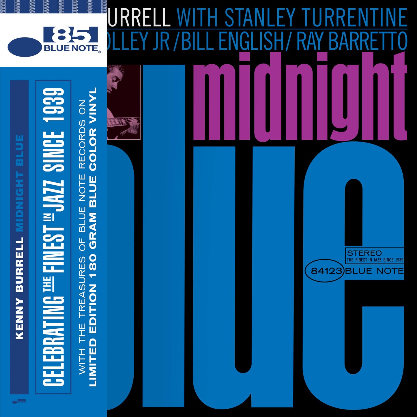 Kenny Burrell - Midnight Blue (Blue Note Indie Exclusive Edition, Blue LP Vinyl) UPC: 602465117431
