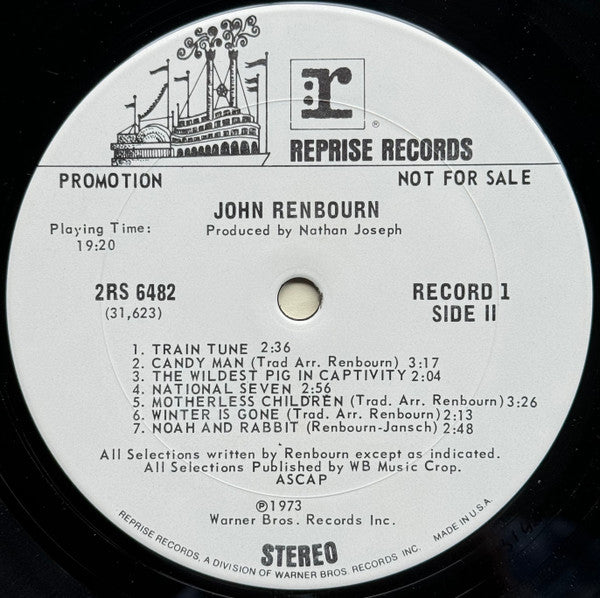 John Renbourn : John Renbourn (LP,Compilation,Promo,Stereo)